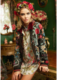 Aratta Bellezza Embroided Collage Jacket Schwarz