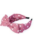 Banned Magdalen Polkadot 50's Haarreif Rosa