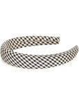 Banned Harriet 50's Gingham Stirnband Schwarz