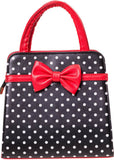 Banned Carla Polkadot Handtasche Schwarz