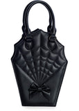 Banned Ghoul Spiderweb Handtasche Schwarz