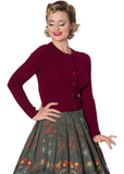 Banned Dolly 50's Cardigan Burgunder