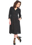 Banned Delicious Dots 50's Kleid Schwarz