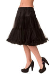 Banned 50's Petticoat Knielang Schwarz