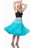 Banned 50's Petticoat Lang Blau