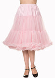 Banned 50's Petticoat Lang Hellrosa