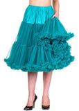 Banned 50's Petticoat Lang Petrol