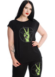 Banned Zombie Hand T-Shirt Schwarz