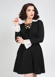 Collectif Marceline 60's Kleid Schwarz