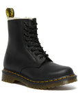 Dr. Martens 1460 Serena Kunstfellfutter Stiefel Schwarz