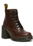 Dr. Martens Jesy Leder Stiefel Dunkelbraun