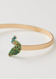 Fable England Peacock Bangle Armband Grün