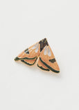 Fable England Moth Enamel Broche Braun