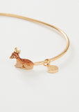 Fable England Fawn Bangle Armband Braun