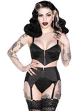 Killstar Webutant Spiderweb 50's Bullet Bra Schwarz