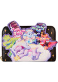 Loungefly Carebears x Universal Monsters Scary Dreams Portemonnaie Schwarz