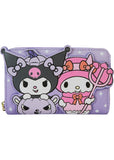 Loungefly Sanrio Kuromi Pumpkin Portemonnaie Lila