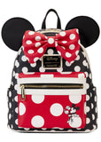 Loungefly Disney Minnie Rocks the Dots Classic Rucksack Schwarz Rot