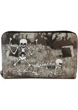 Loungefly Disney Skeleton Dance Portemonnaie Schwarz