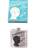 Temerity Jones Phrenology Reading Flachmann Silber